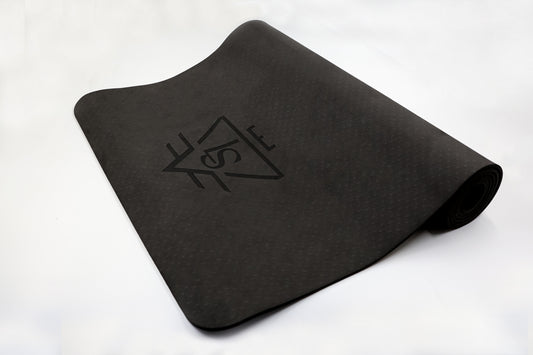 Premium Fitness Yoga Mat - Black
