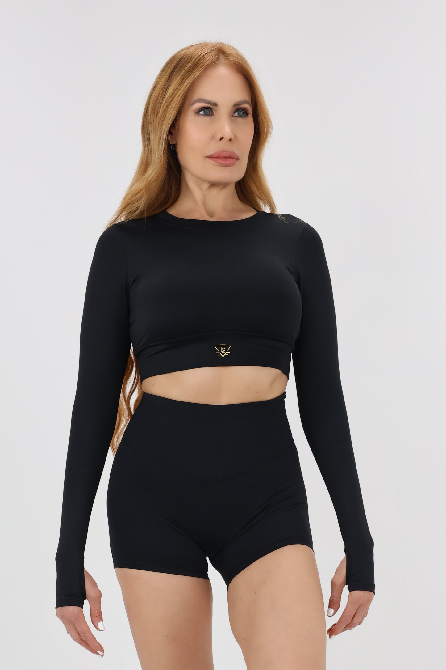 Sculpt High-Waisted Shorts - Black