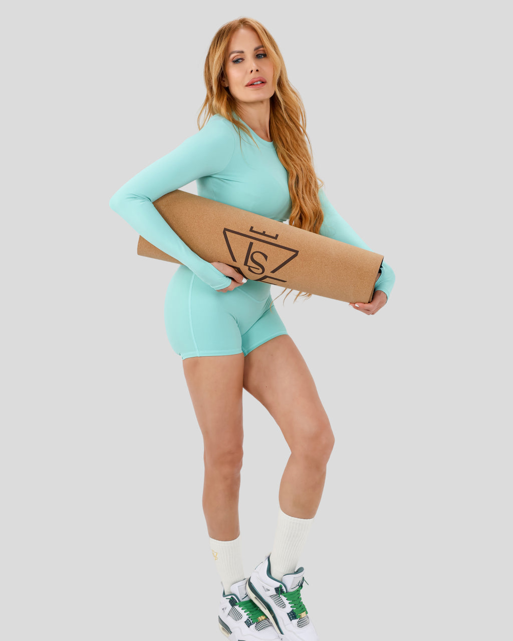 Permium Gym Socks - Off White /  Black