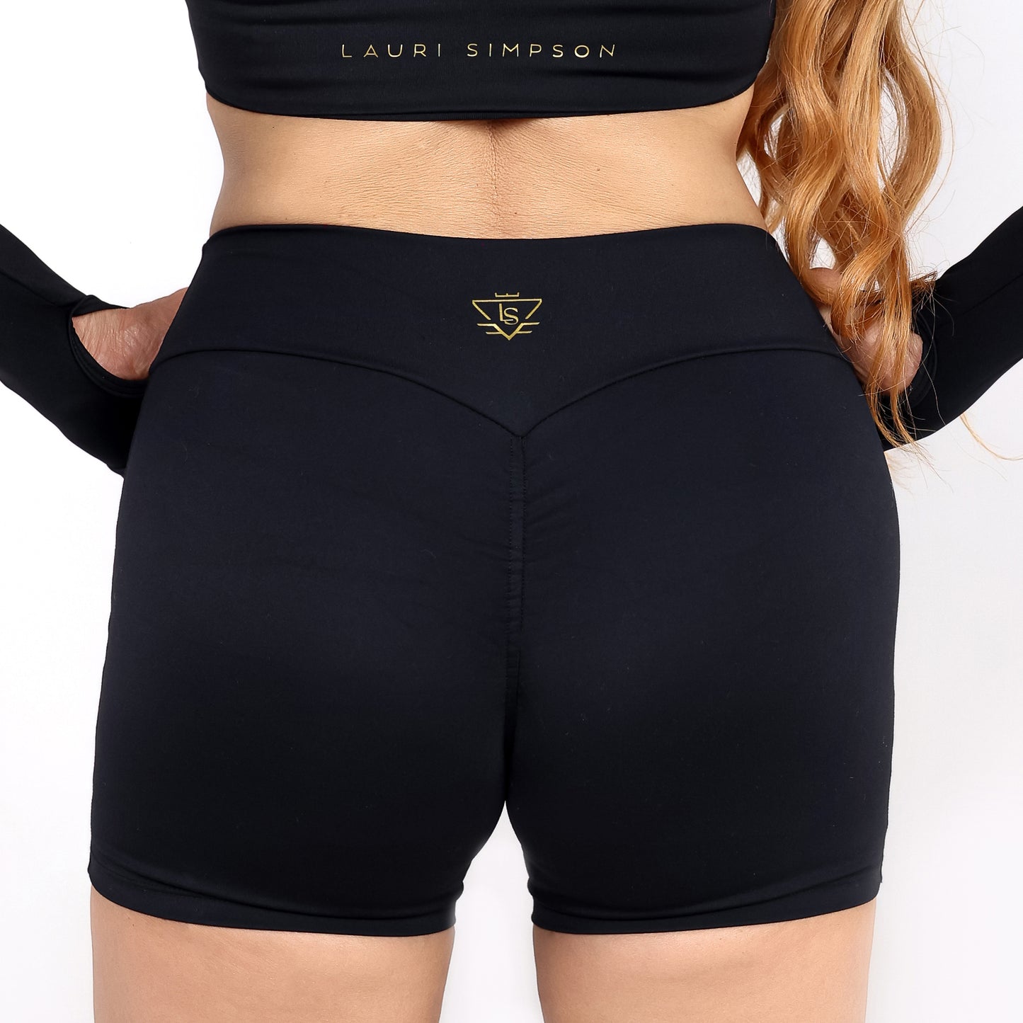 Sculpt High-Waisted Shorts - Black